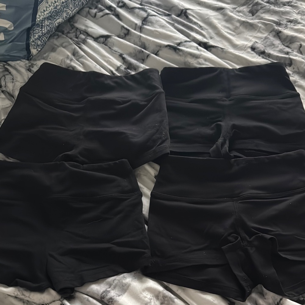 American Apparel Black Athletic Shorts